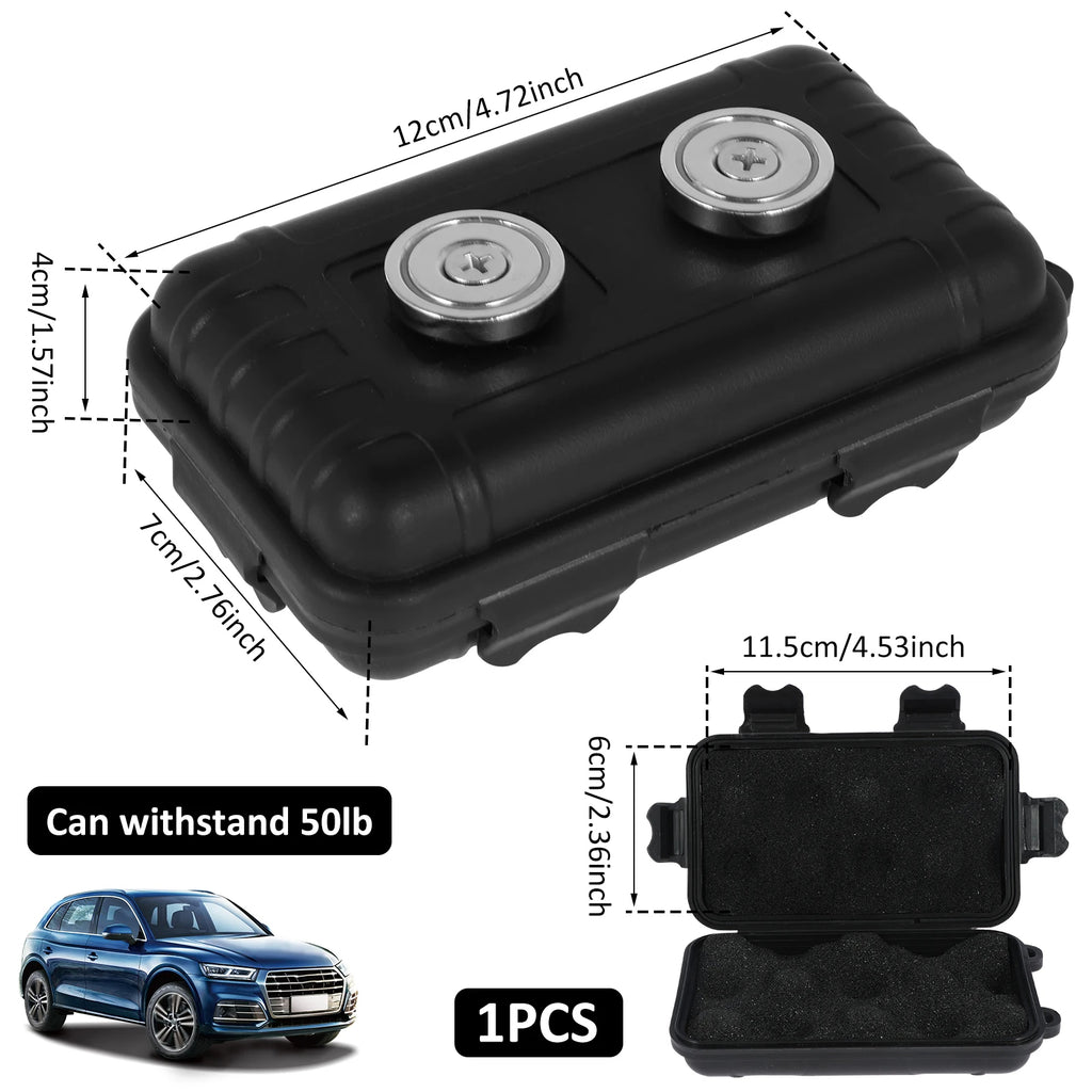Magnetic Key Holder for Under Car – Waterproof Hide-a-Key Box